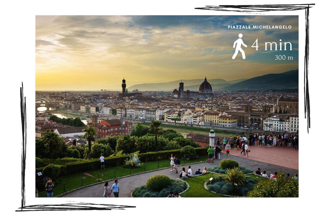 Апартаменты Elegante Casa Ai Piedi Di Piazzale Michelangelo Флоренция Экстерьер фото